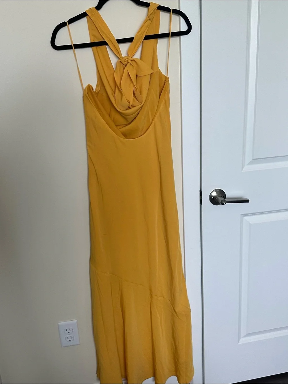 Abercrombie Cowl Halter Maxi Dress - M